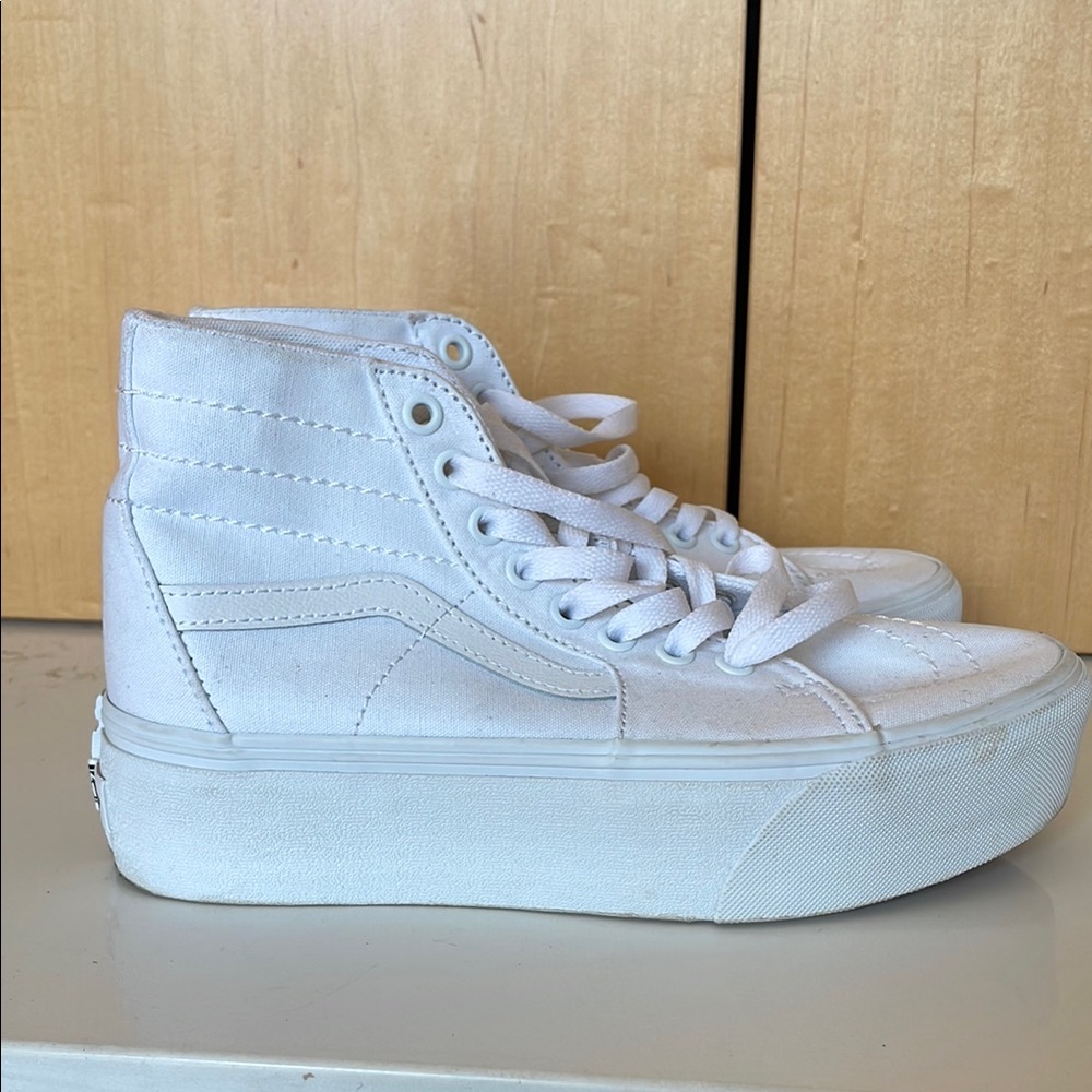 Vans Women's White High-Top Sneakers
